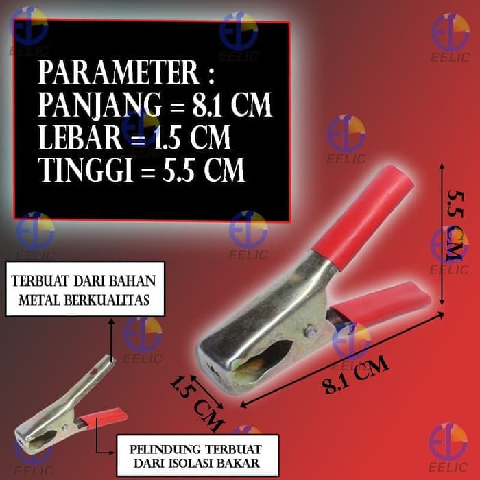 Penjepit Accu/ Jepit aki buaya/ Jepit aki murah/ Penjepit Aki buaya