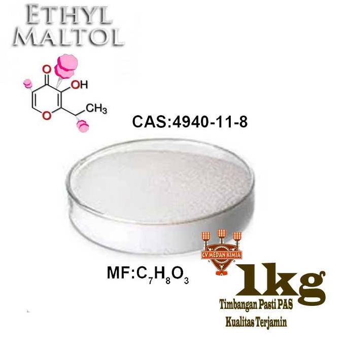 

Premium Ethyl Maltol Pure 1kg Etil Maltol 1 kg Penguat Aroma Essence ---NEW---