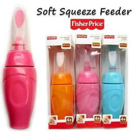 FISHER PRICE Soft SQUEEZE FEEDER / BOTOL SENDOK Bayi - Spoon Bottle - Alat MPASI - SNI BPA FREE