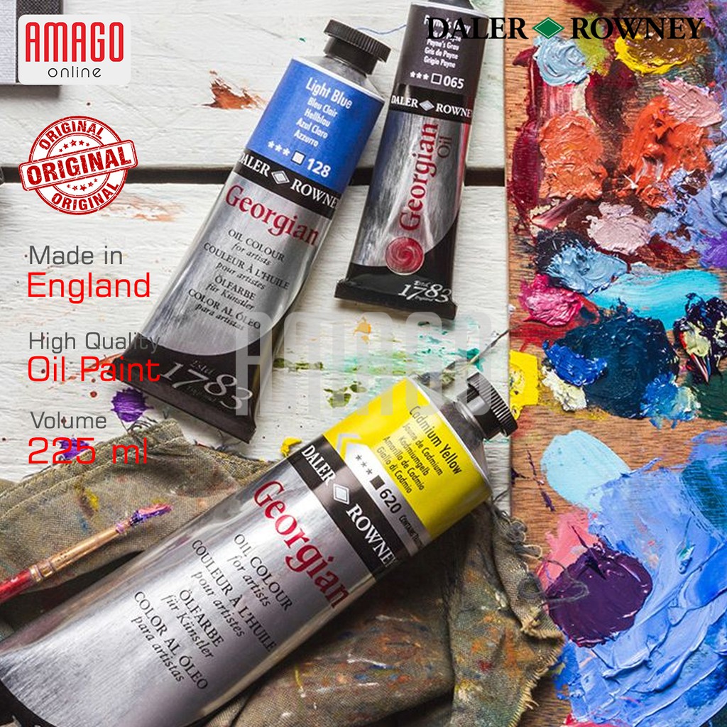 DALER-ROWNEY GEORGIAN OIL 225 ml - PRIMARY YELLOW - 111225627