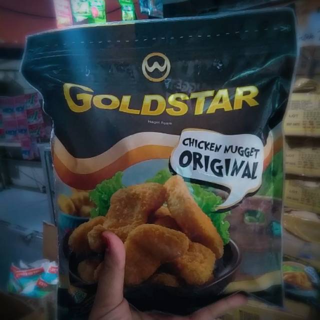 

Goldstar Chicken Nugget Ori 500gram