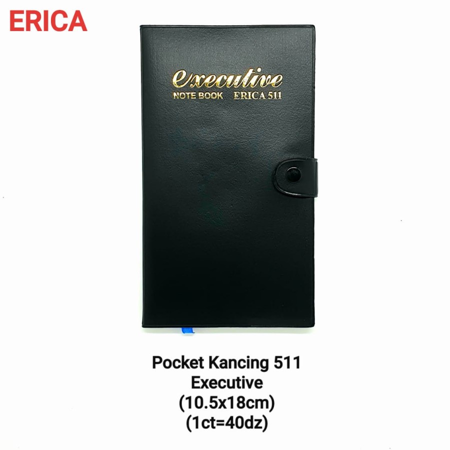 

Note book / pocket erica uk 18x 10 cm
