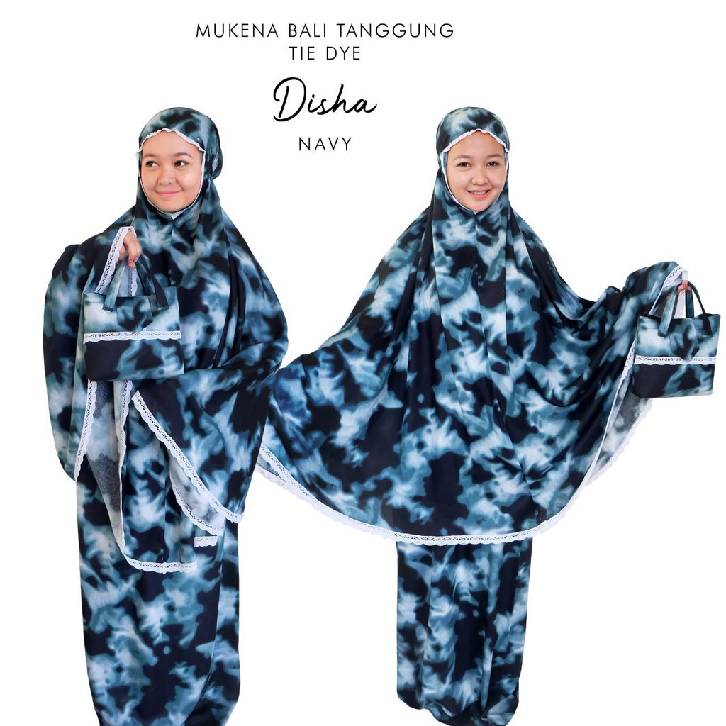 PUSAT MUKENA TASIK - MUKENA ANAK BALI TANGGUNG TIE DYE DISHA