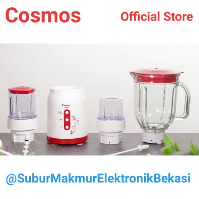 Blender Listrik BLENZ 3in1 Cosmos Goblet Kaca CB-812 G