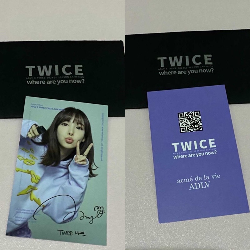 BOOKED TWICE NAYEON ADLV PHOTOCARD