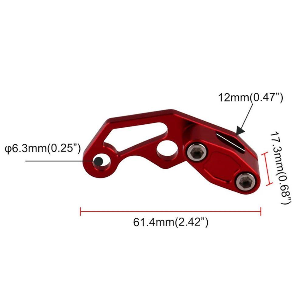 Lanfy Klip Selang Rem Tahan Lama Paduan Aluminium Modifikasi Selang Minyak Aksesoris Motor Klem Pipa Rem