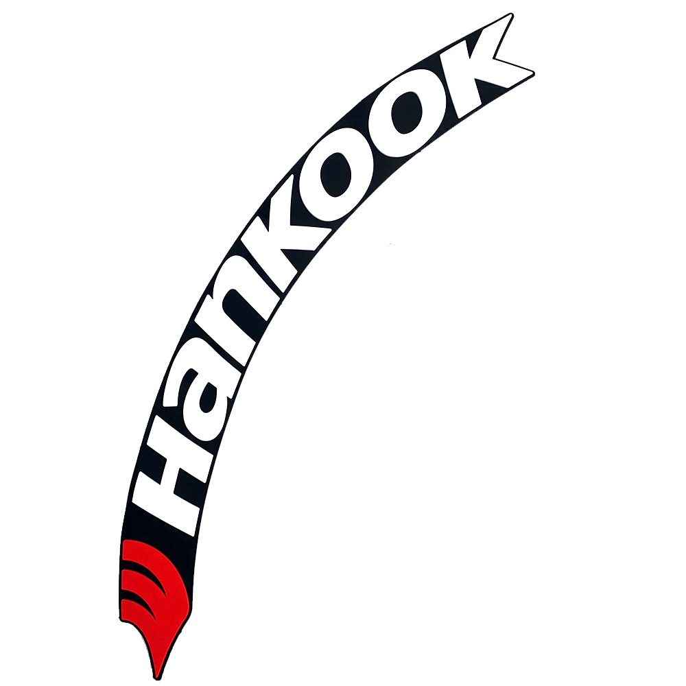 1 Set Stiker Karet Tulisan Hankook Siam Untuk Dekorasi Velg Mobil 1