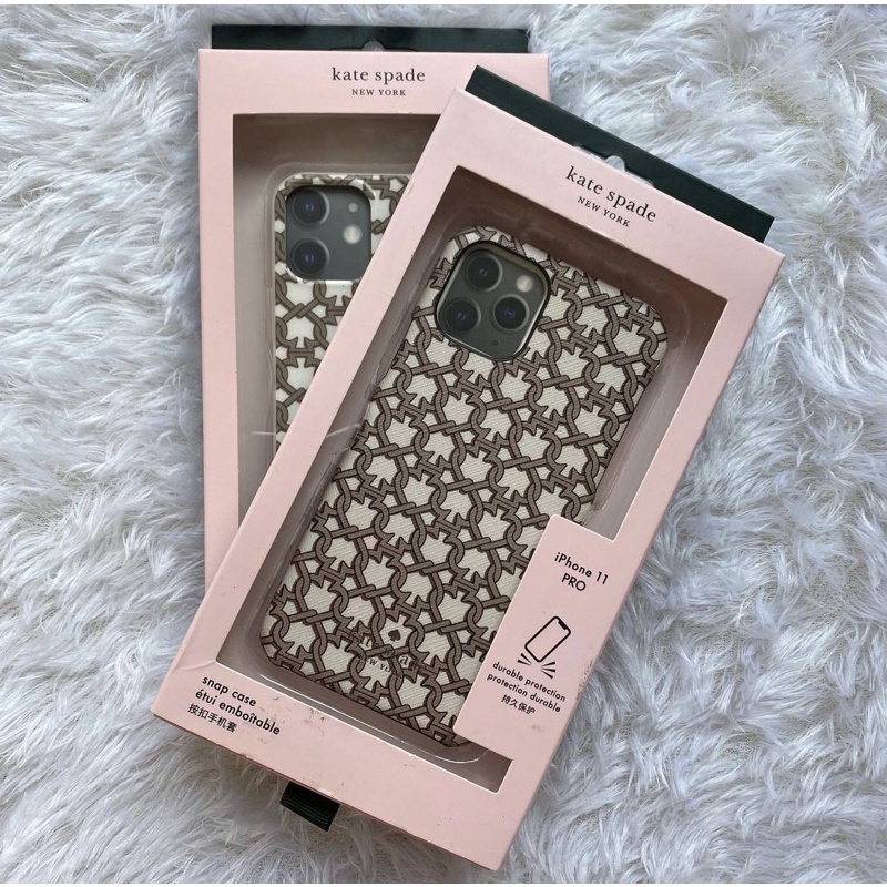 kate spade ks iphone 11 pro case casing white multi