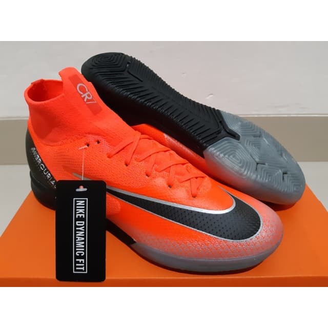 Sepatu Futsal Nike Mercurial SuperflyX VI Elite CR7 Bright Crimson