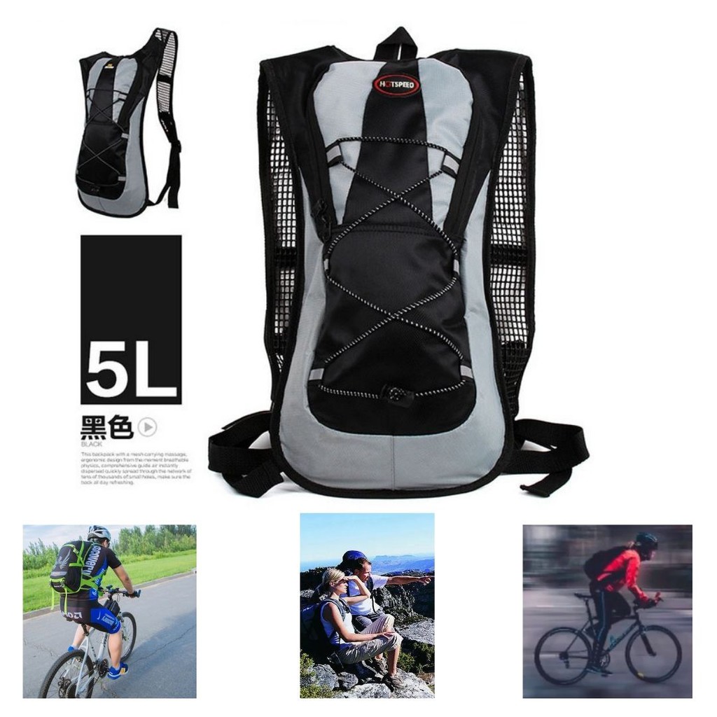 Tas Olahraga Sepeda Hiking Run Sport Bike Backpack 5L Waterproof 111134