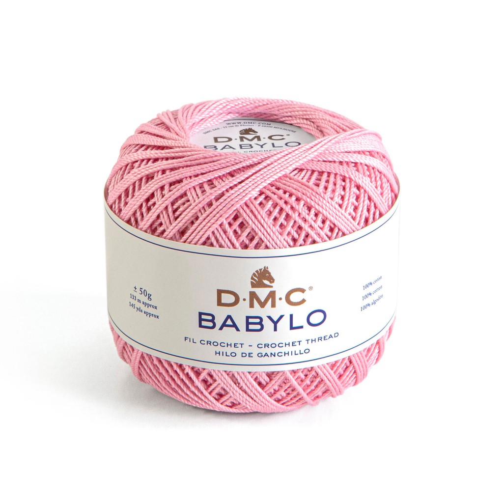 Benang Crochet DMC Babylo 50 Gram - 460 - Pink Merah Muda