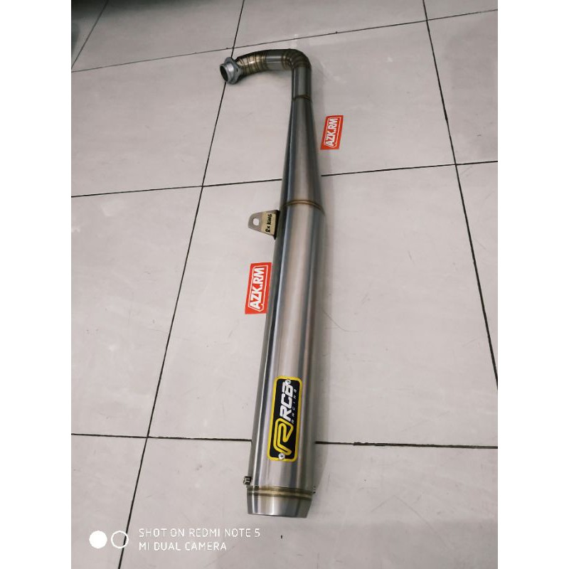 Knalpot RX KING stainless Rcb Standar Racing