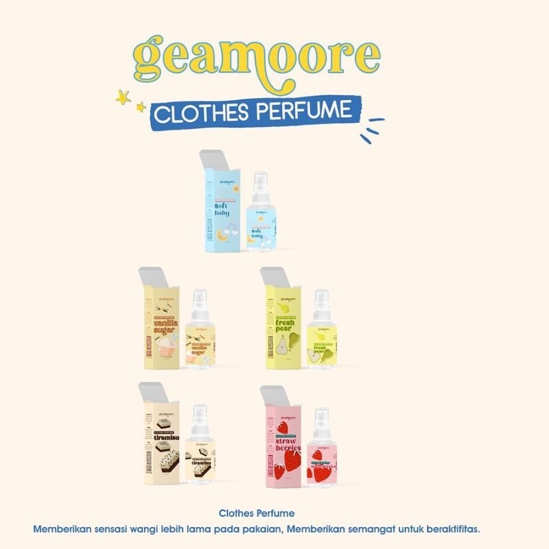 READY BPOM Parfum Geamoore clothes 70ml