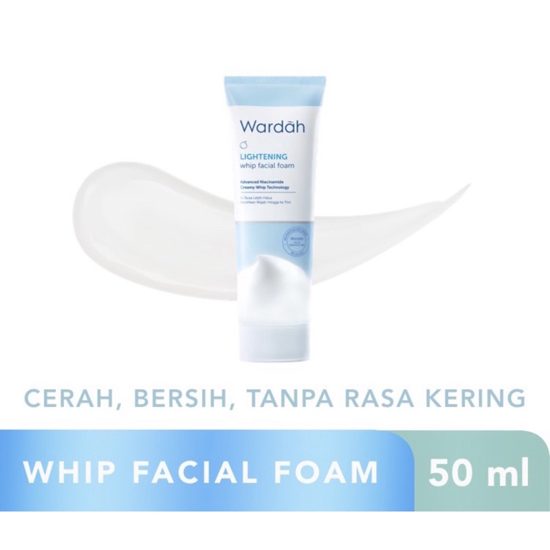Wardah Lightening Whip  Facial Foam WARDAH CUCI MUKA 100% original