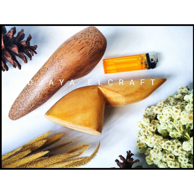 Ulekan Kayu | Ulekan Kayu Jati & Kelapa | Uleg Uleg