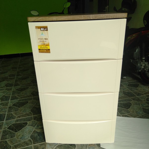 Lemari Pakaian Plastik Olymplast Drawer Cabinet Tempat Penyimpanan ODC 04 M Olymplast Original ODC 4