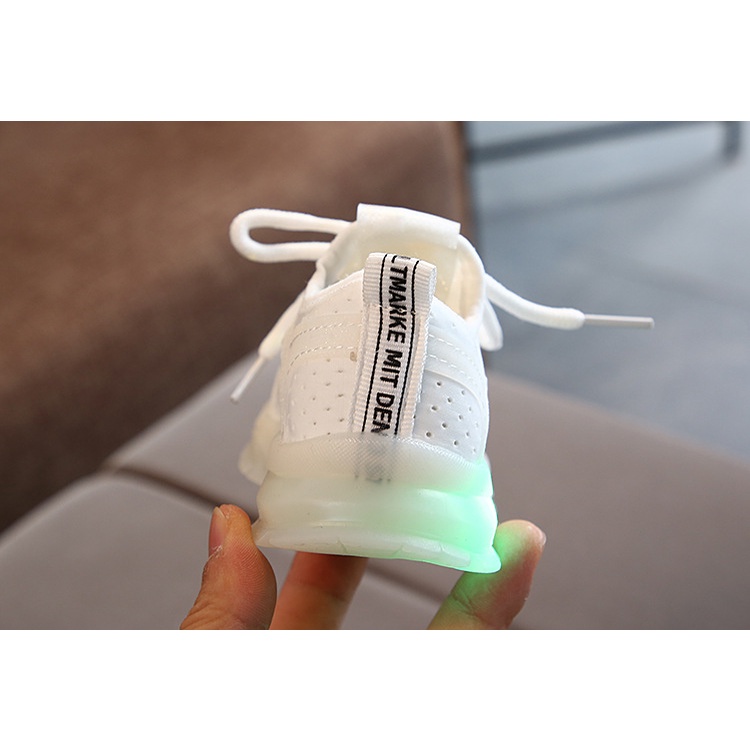 LED6-Sepatu Lampu Sport Sneaker Anak Laki Perempuan Import