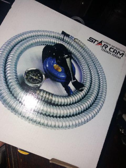 Star Cam Sc-23mss Regulator Kompor Gas Dengan Selang