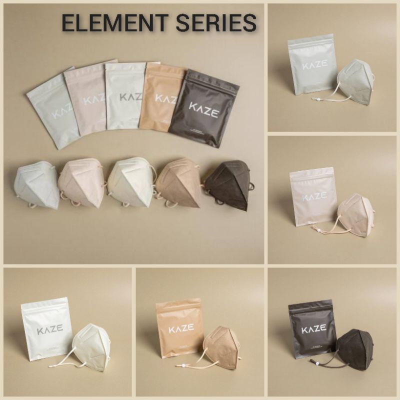 Masker Kaze KN95 Masker Nagita / ELEMENT SERIES KN 95 / Kaze Mask / Kazeorigins