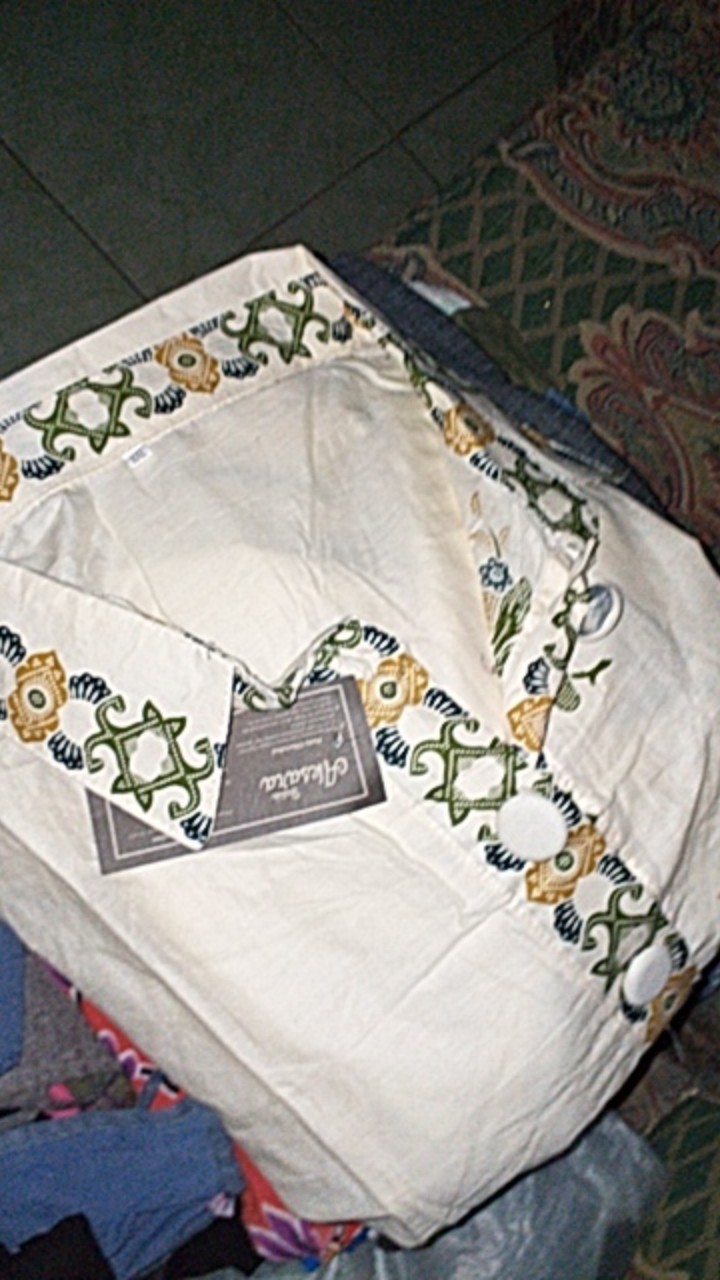 Aserehe Zigzag Tunik Jumbo Batik Mataraman Sogan Camaline Seragam Kantor Kerja