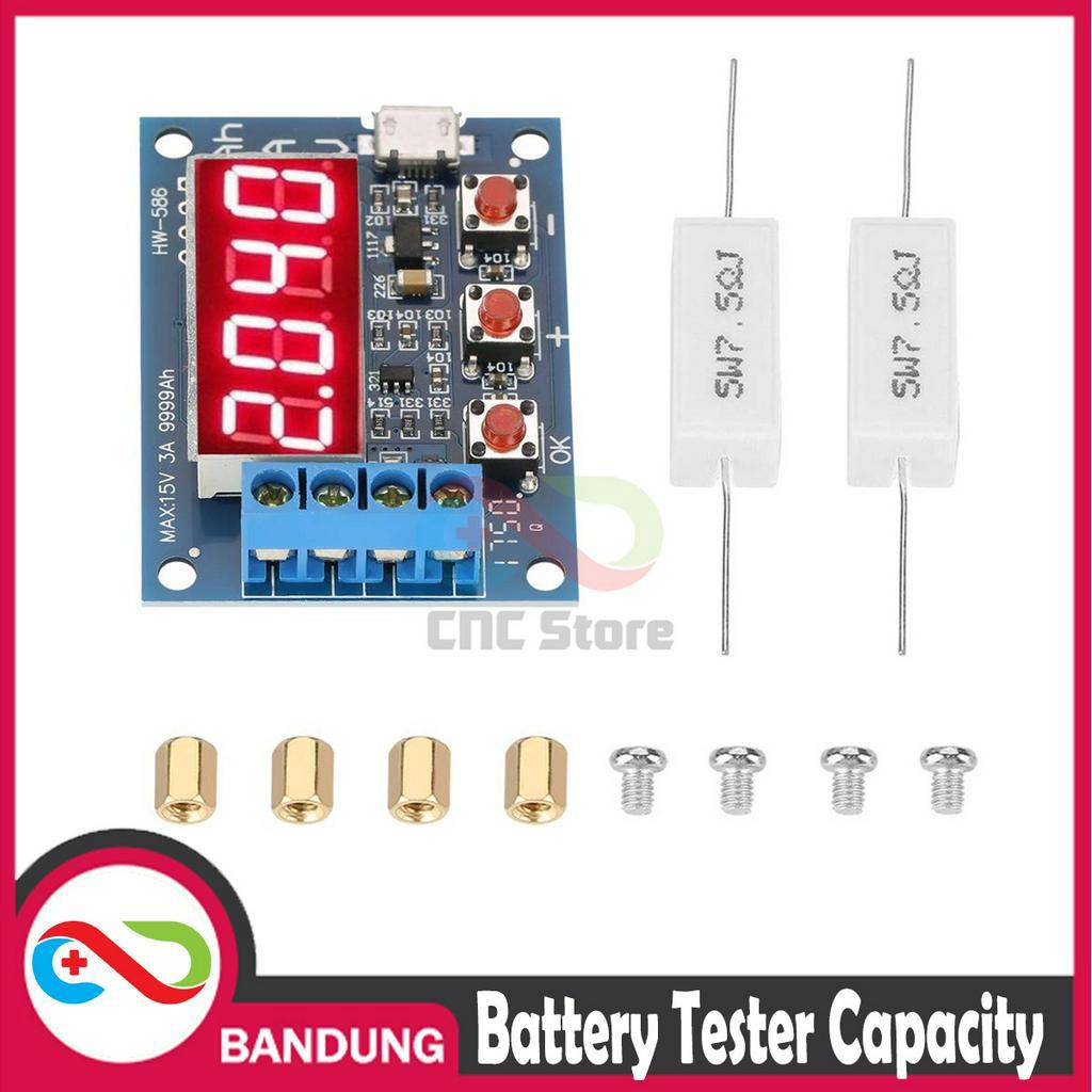 BATTERY 18650 26650 CAPACITY TESTER EXTERNAL LOAD DISCHARGER 1.2V-12V