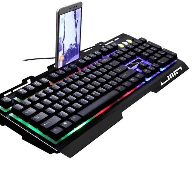 Gaming keyboard Leopard G700 Gaming Keyboard LED terbaik