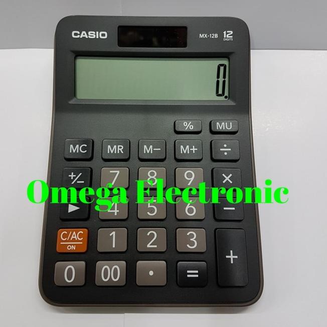 

❂ Casio MZ 12S - Kalkulator Meja - Hitam ✥
