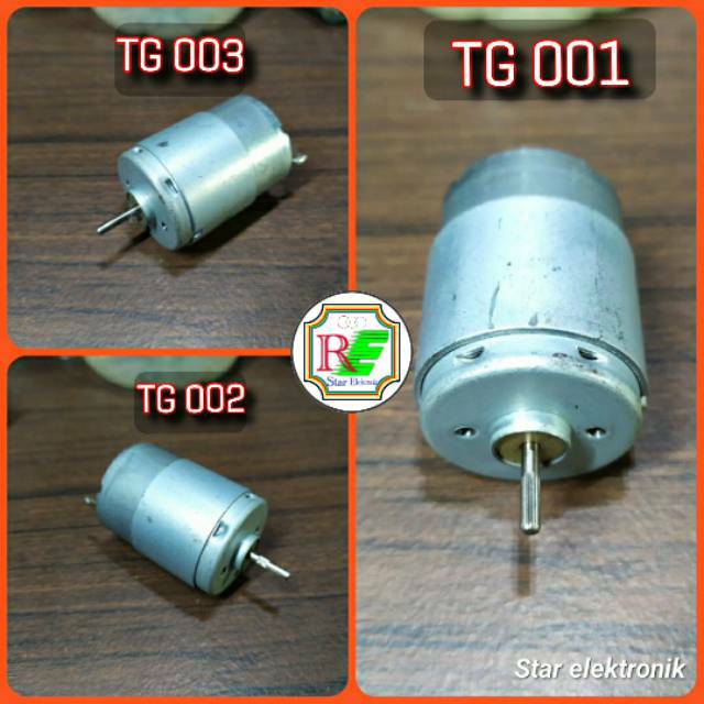 Dinamo motor DC 24v max 42v untuk Mini bor l Mini grinder l Generator mini DC l mini drill l