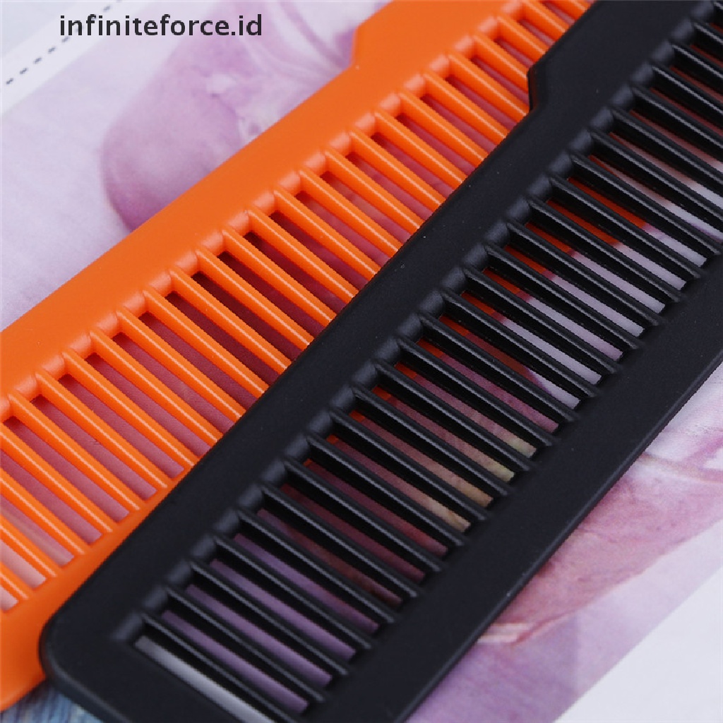 1pc Sisir Pemangkasan Rambut Bahan Plastik Tahan Lama Untuk Salon