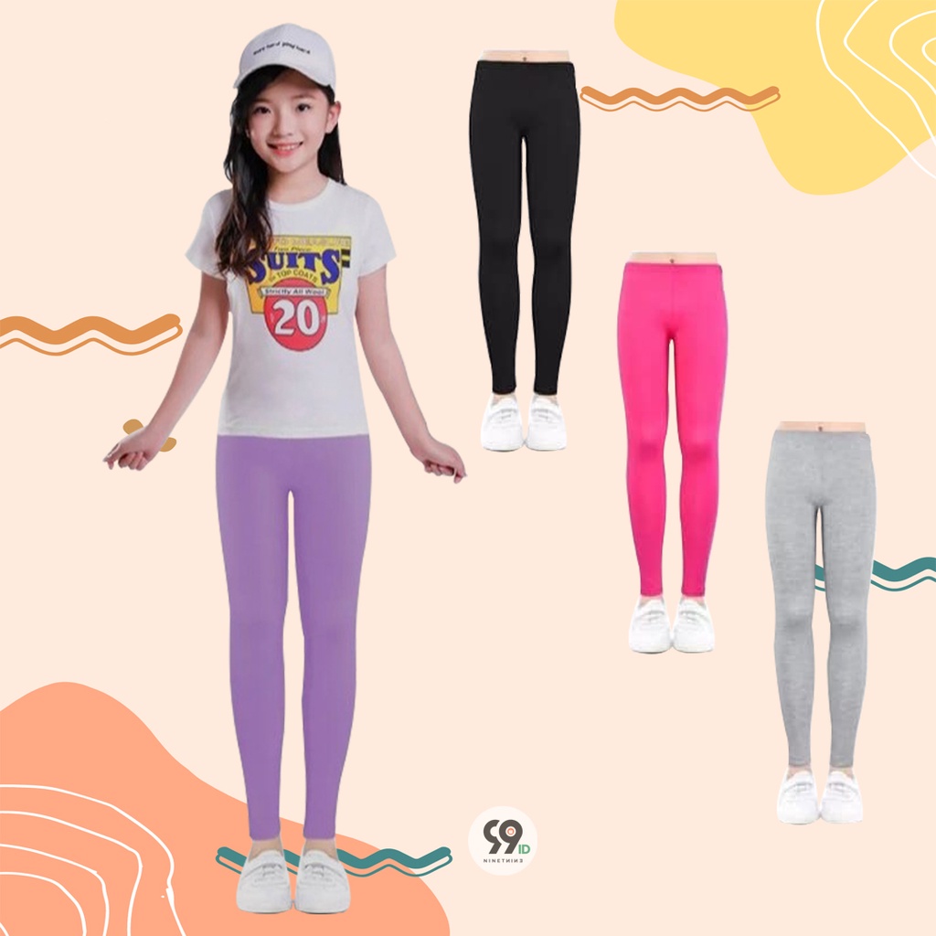 LEGGING ANAK POLOS / celana legging anak / legging anak murah