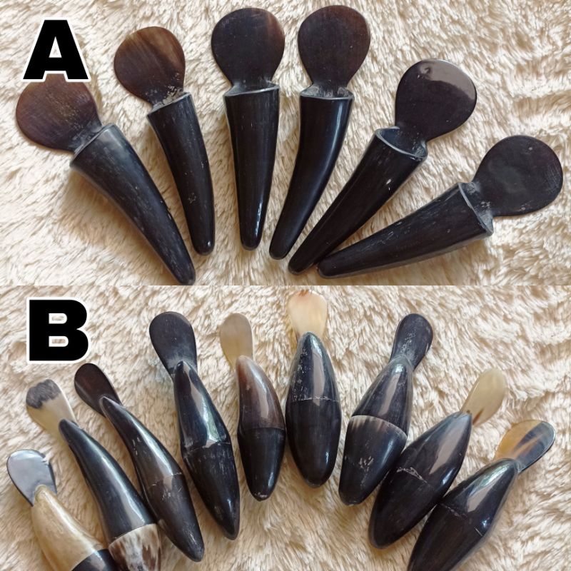 Alat kerokan dari tanduk /alat pijat tradisional / kerikan / alat pijat / kerokan