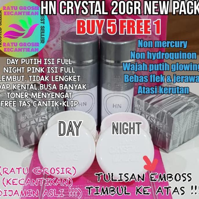 Terbaik Cream Hn Crystal Emboss 25Gr Asli/Hn Kristal 25Gr Emboss Atas & Bawah Garansi