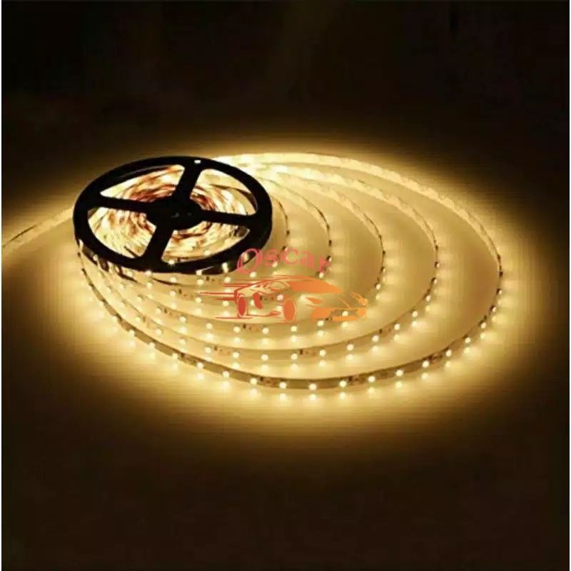 Lampu Led strip ungu smd 2835 3528 IP44 Pink Merah muda waterproof 4m 12v 4,8w hias kamar tidur rgb