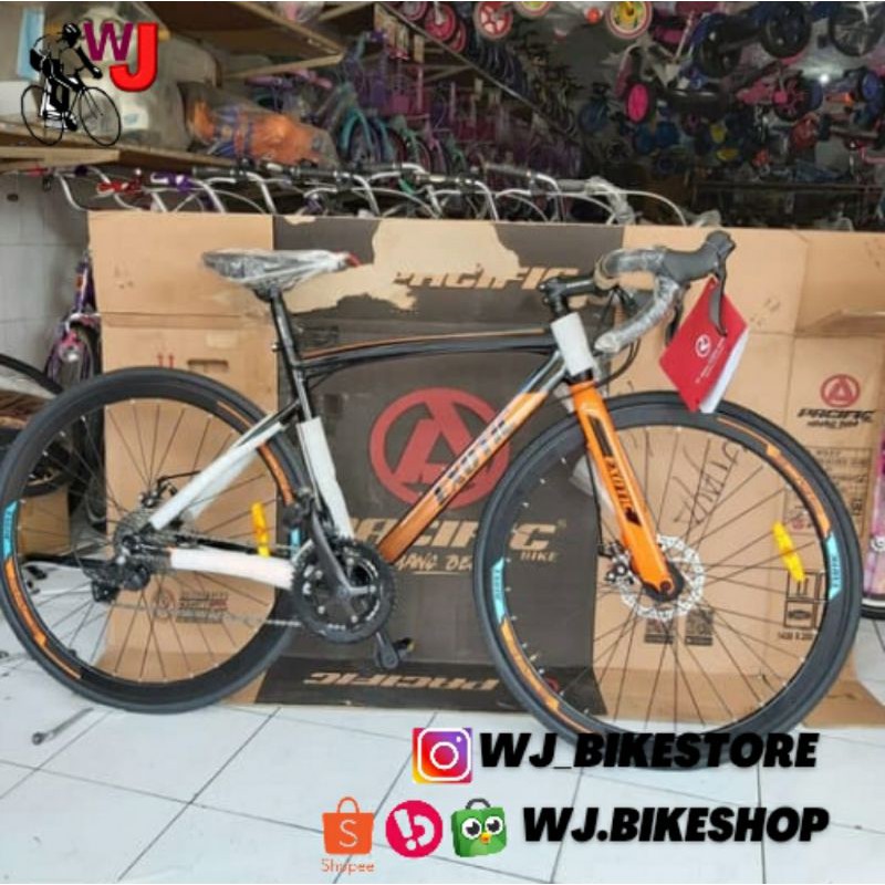 SEPEDA ROADBIKE SEPEDA BALAP EXOTIC 700C ET-2708 FS 2.0 ALLOY 2x8sp