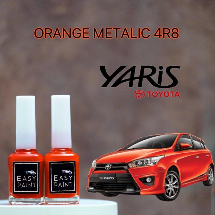 Cat Oles Orange Metalic 4R8 Toyota Yaris Orange