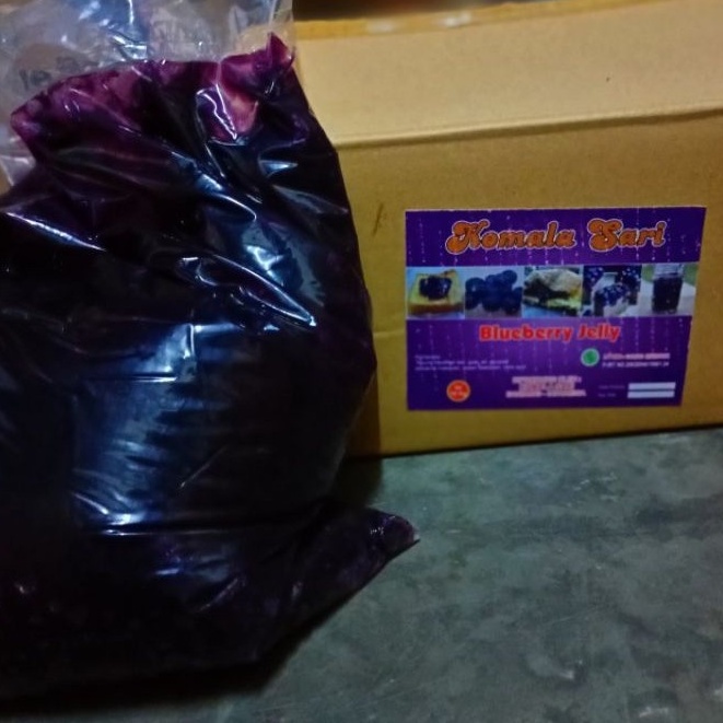 

Selai Jelly Blueberry 250gr Komala Sari Blueberry Jam Kumalasari