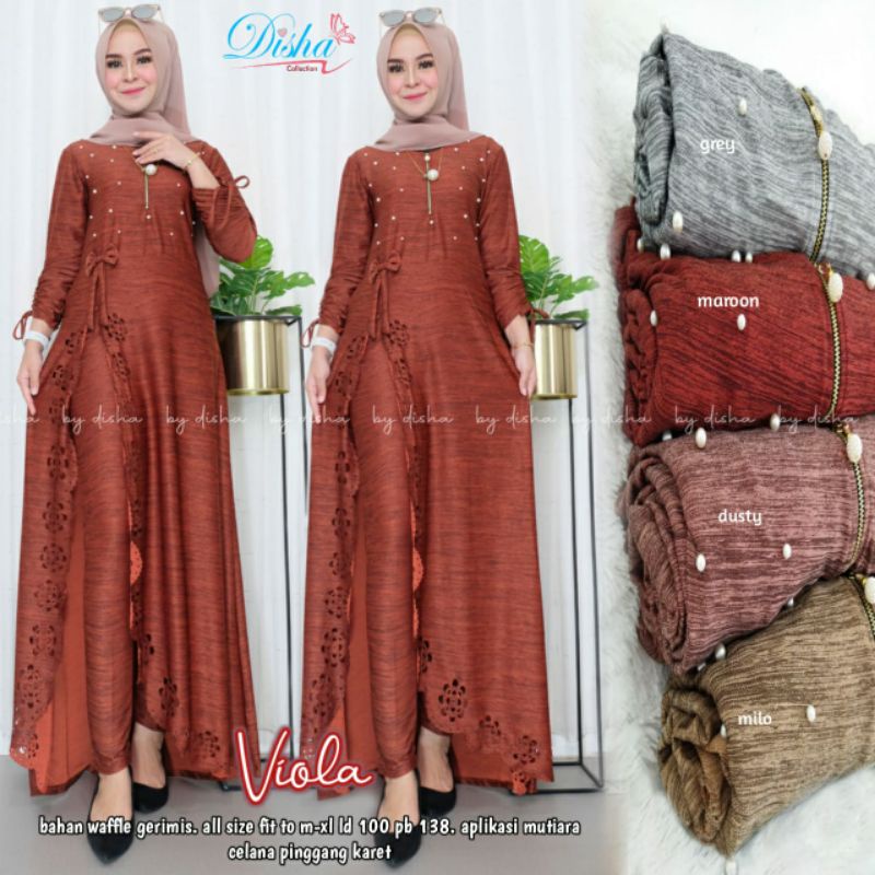 VIOLA SETELAN CAKEP CUANTIK BANGET BY DISHA