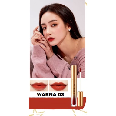 LAMEILA Lip Glaze matte Gold Edition ~ Lipstik  Pelembab Tahan Lama Lip Gloss Pewarna Bibir Cair 1021