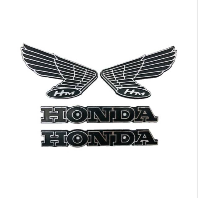 Emblem logo tangki honda CB100 glatik mirip ori