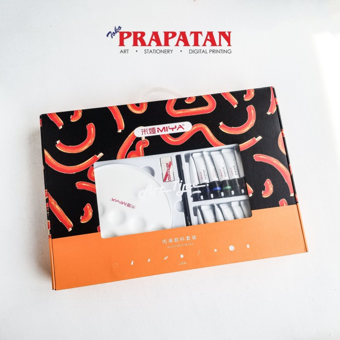 

Miya Himi Art Time Acrylic Paint 13pcs set