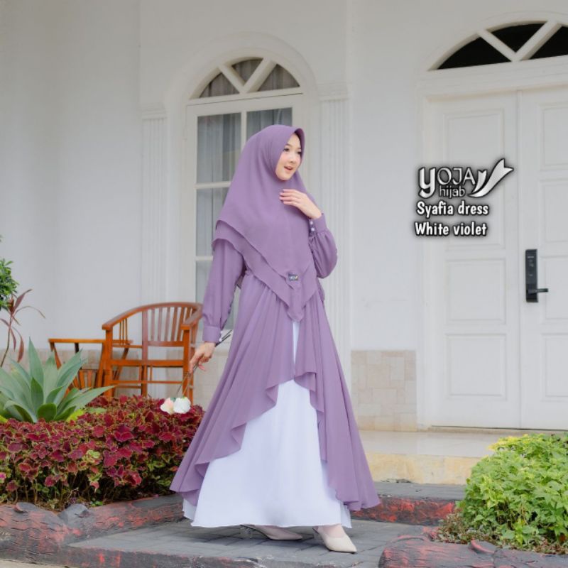 gamis syafia set bergo