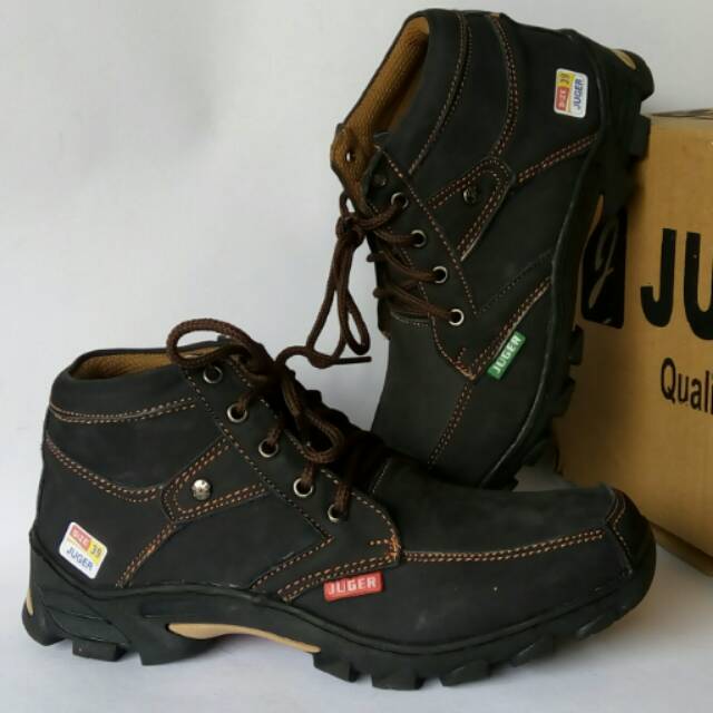 SEPATU BOOTS ORIGINAL JUGER 100% KULIT SAPI ASLI LMT