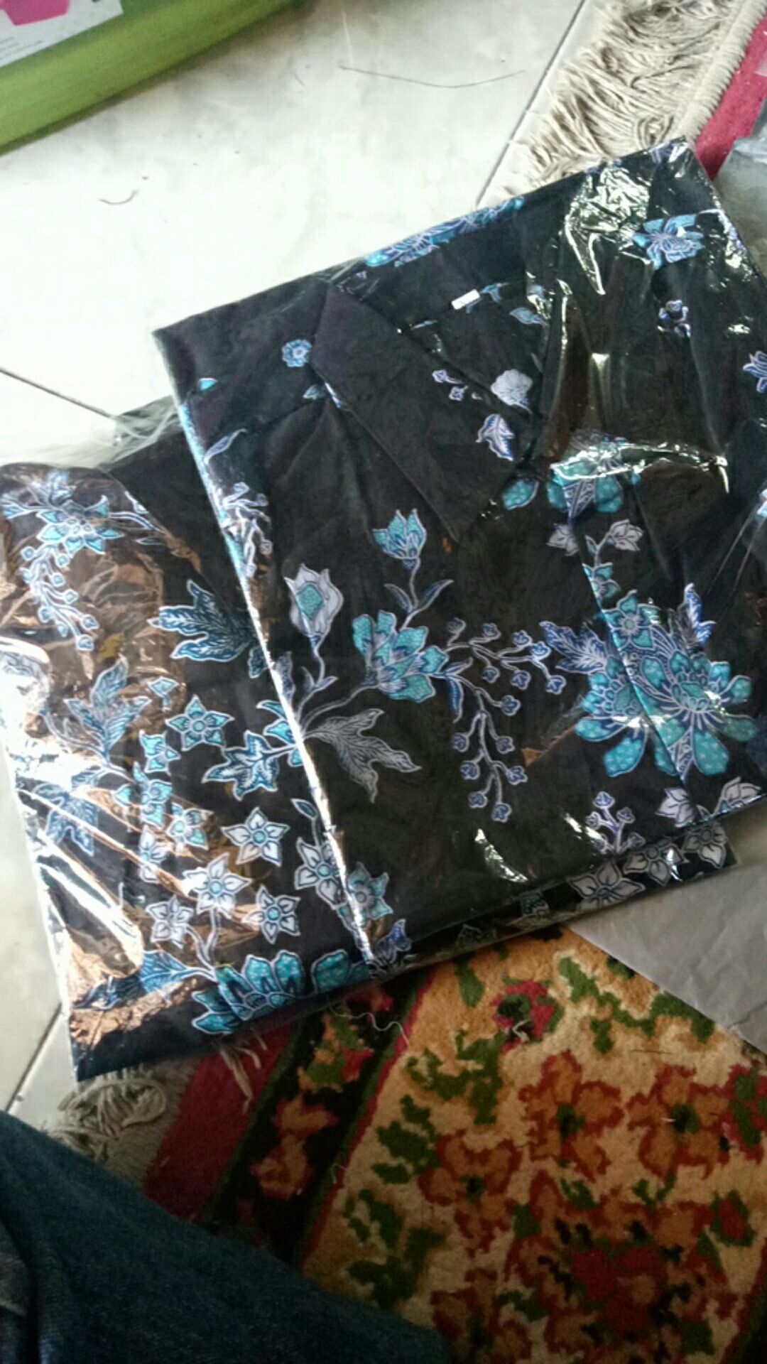 Flash Sale • Seragam Batik • Seragam Kantor • Super Diskon •  Kemeja Batik • Cibulan Biru