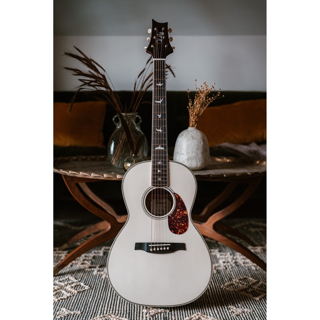 PRS SE P20E ANTIQUE WHITE PARLOR ACOUSTIC ELECTRIC GUITAR LIMITED EDITION