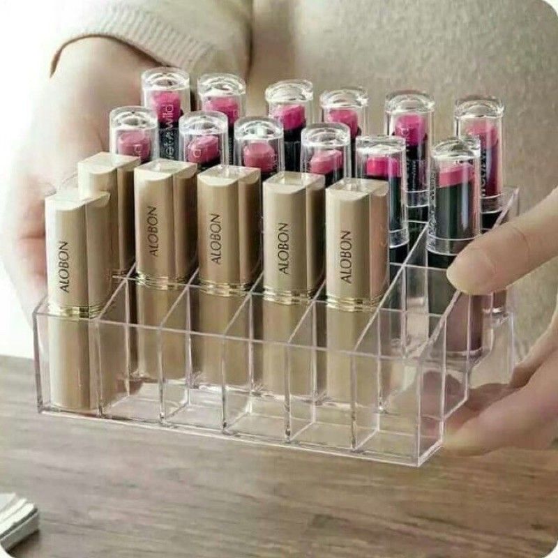 RAK LIPSTIK CONTAINER KONTAINER LIPSTIK LIPCREAM LIPTIN SKINCARE SKINKER VIRAL MURAH BISA GROSIR