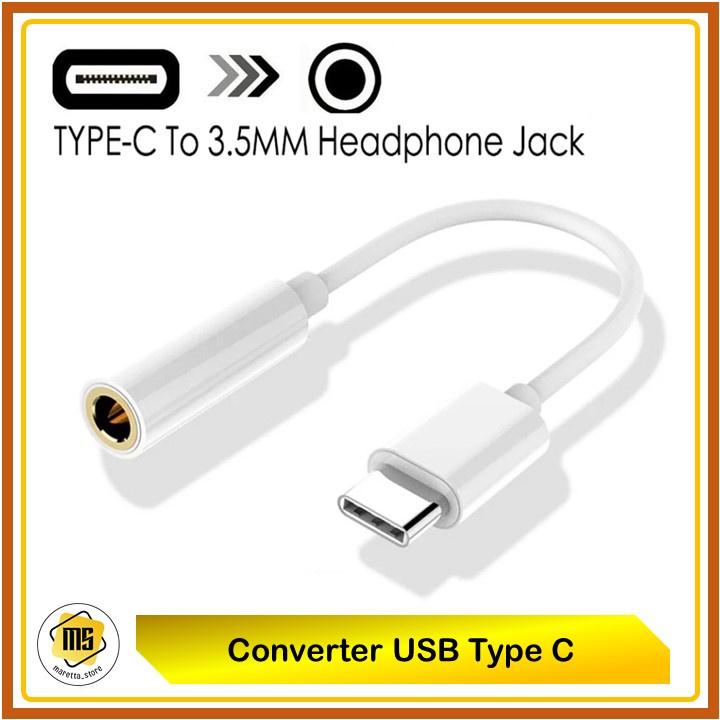 Converter USB Type C to 3.5 mm Jack Audio Converter