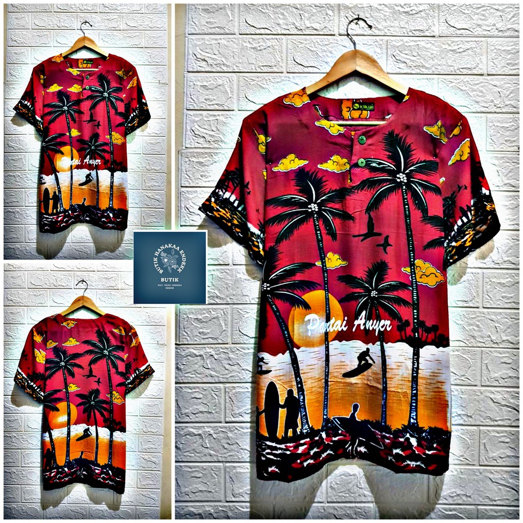 Baju Bali Pantai Pria/Wanita (Unisex)