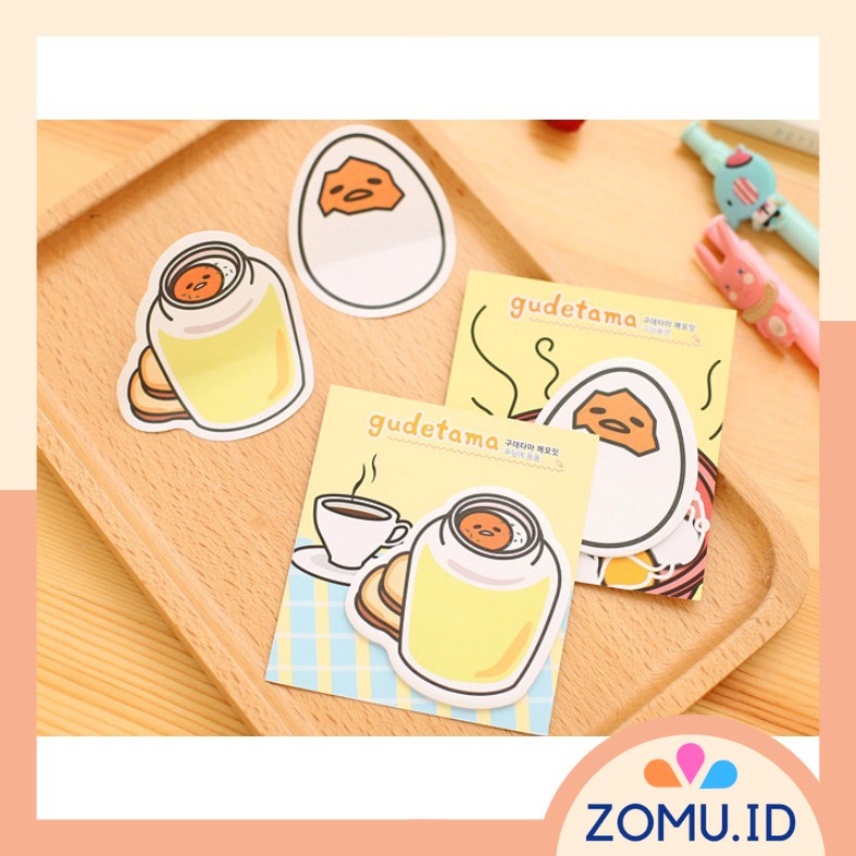 

Sticky Notes / Note Tempel Motif Gambar Gudetama / Catatan Memo Karakter Telur