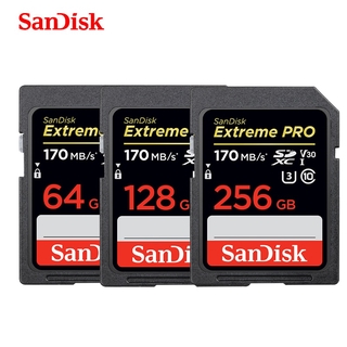 SanDisk Extreme PRO SD Card 256GB 128GB 64GB Class10 SDXC