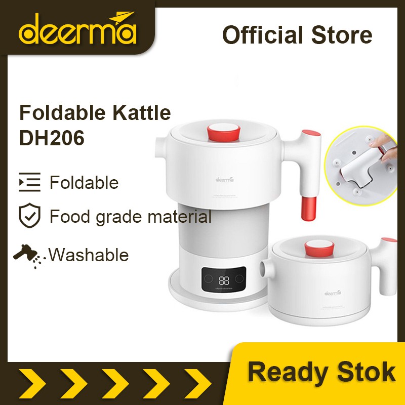 

Deerma Folding Electric Kettle 0.6L Smart Touch Control DEM-DH206